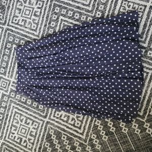 High Waist Midi Skirt w/ Pockets